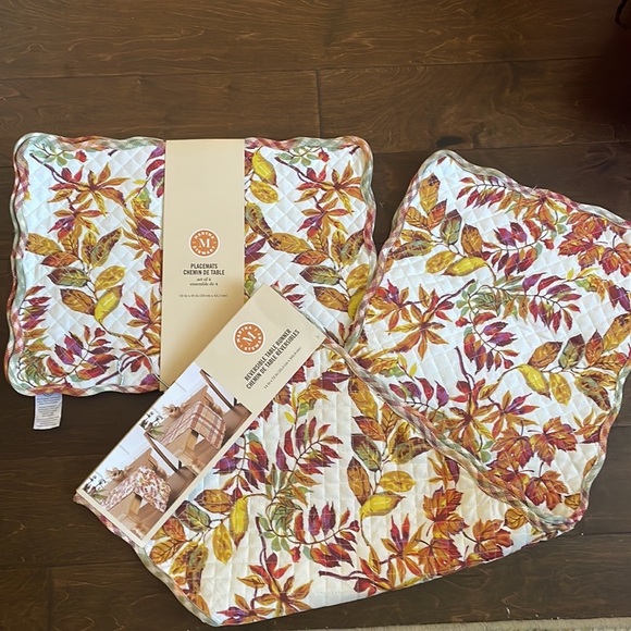 Martha Stewart | Dining | Martha Stewart Table Runner Placemat Set Fall